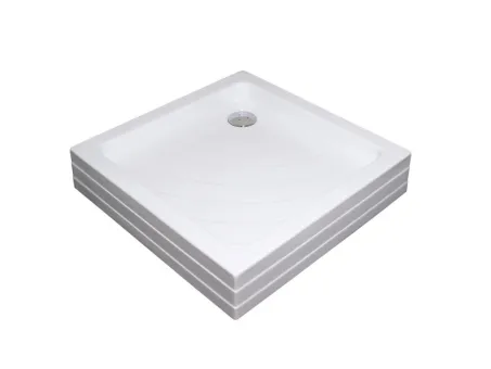 Angela 80x80 zuhanytálca PU fehér