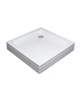 Angela 90x90 zuhanytálca PU fehér