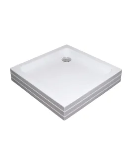 Angela 90x90 zuhanytálca PU fehér