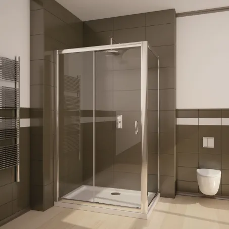 Premium Plus DWJ+S szögletes zuhanykabin 140x70 átlátszó