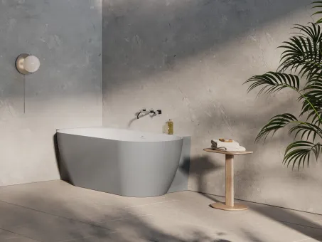 Freedom Corner II Tec 175x86 bal, akrilkád, Smoke Grey/fehér, fehér/fekete/króm lefolyó