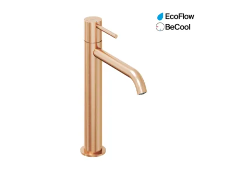 Espirit álló mosdócsaptelep BeCool 250 mm leeresztő nélkül ES 014.61RGB, Rose Gold Brushed