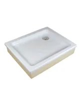 Aneta 75x90 zuhanytálca EX fehér