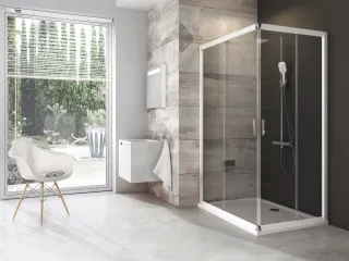 Blix BLRV2K-100 zuhanykabin fehér+transparent (1 oldal)