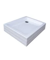 Aneta 75x90 zuhanytálca PU fehér