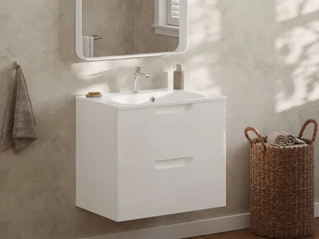 Classic II SD 80 fürdőszobai szekrény mosdó alá fehér/fehér