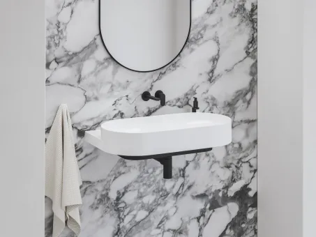 Yard 80 kerámiamosdó, fehér, túlfolyó furat nélkül