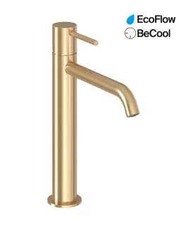 Espirit álló mosdócsaptelep BeCool 250 mm leeresztő nélkül ES 014.61GLB, Gold Brushed