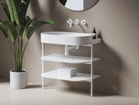 Yard 80 kerámiamosdó, fehér, túlfolyó furat nélkül