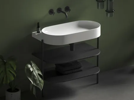 Yard 80 kerámiamosdó, fehér, túlfolyó furat nélkül