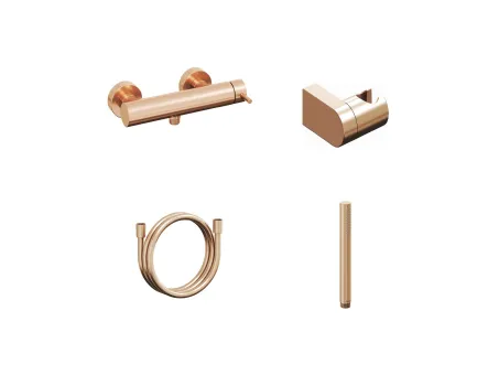 Espirit fali zuhanycsaptelep szettel, rose gold ES 032.60RGB+S