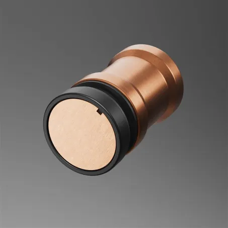 Nes Brushed Copper DWB szálcsiszolt réz zuhanyajtó 90 átlátszó balos