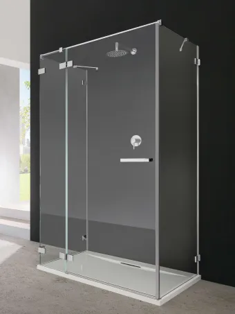 Euphoria KDJ+S szögletes zuhanykabin 90x90 átlátszó balos