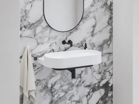 Yard 80 kerámiamosdó, matt fehér, túlfolyó furat nélkül