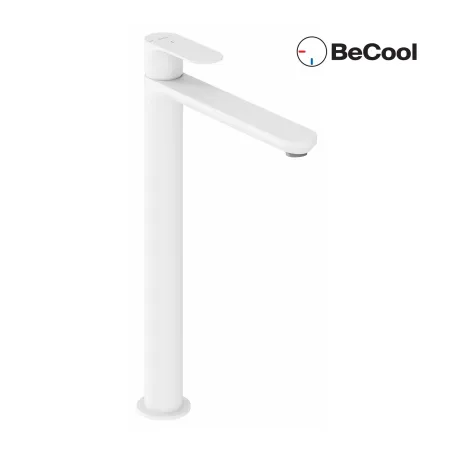 Eleganta álló mosdócsaptelep BeCool 335 mm leeresztő nélkül EL 015.11WV, White Velvet