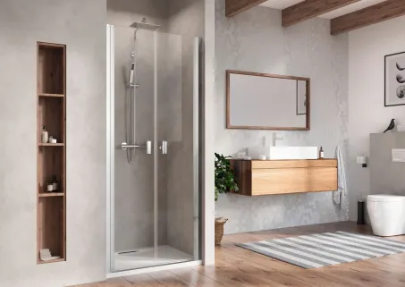 Nes 8 DWD I zuhanyajtó 75 (35B+40J) átlátszó