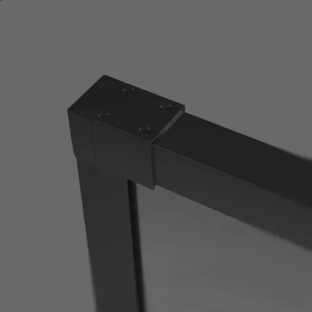 U toldóprofil Idea KDJ S1 fekete fixfal szett