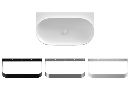 Yard 80 kerámiamosdó, matt fehér, túlfolyó furat nélkül