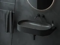 Yard 80 kerámiamosdó matt fekete, túlfolyó furat nélkül