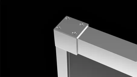 U toldóprofil Idea KDJ S1 króm fixfal szett