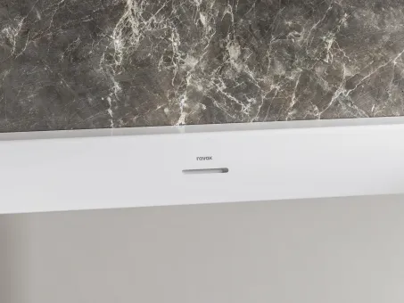 Freedom Corner II Tec 175x86 bal, akrilkád, fekete/fehér, fekete/fehér/króm lefolyó