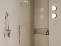 Espirit falba süllyesztett termosztátos csaptelep, kétutas, beslő egység nélkül ES 063.10WV.O2.RB07C, White Velvet