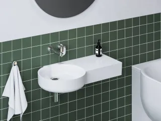 ARC 83/43 mosdó jobb fehér, túlfolyó és csaptelep furat nélkül