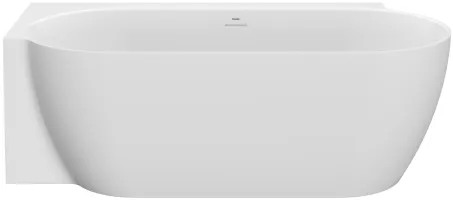 Freedom Corner II Tec 175x86 bal, akrilkád, matt fehér/fehér, fehér/fekete/króm lefolyó