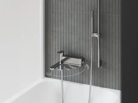Chrome II kádcsaptelep szett nélkül CR II 022.00CR, króm