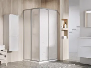 Supernova SRV2+SRV2 90x90 195 S zuhanykabin szatén+pearl