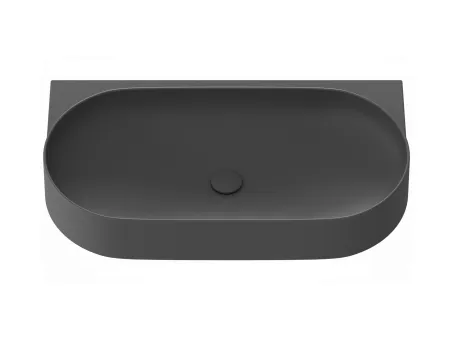 Yard 80 kerámiamosdó antracit, túlfolyó furat nélkül