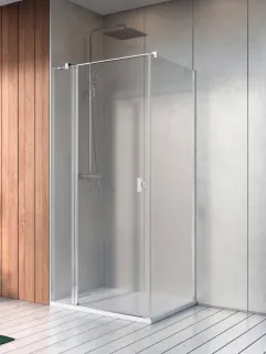 Nes KDJ II szögletes zuhanykabin 90x100 átlátszó jobbos