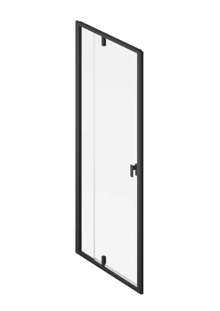 Nexty NDOP2-100 zuhanyajtó fekete+transparent