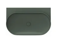 Yard 80 kerámiamosdó Grey Green, túlfolyó furat nélkül