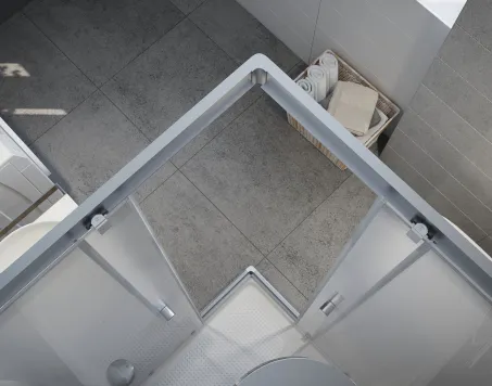 Projecta C szögletes zuhanykabin 80x80 átlátszó