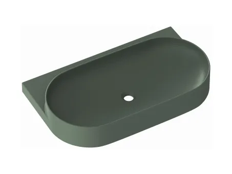 Yard 80 kerámiamosdó Grey Green, túlfolyó furat nélkül