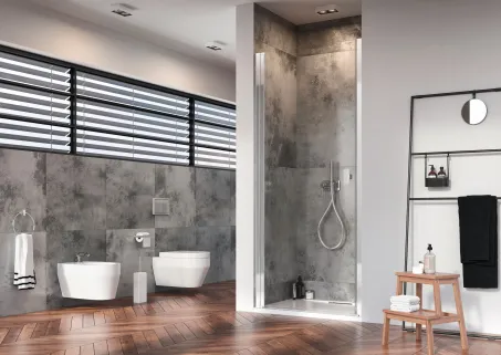 Nes DWJ I zuhanyajtó 100 átlátszó jobbos