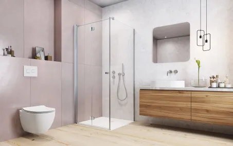 Eos KDJ-B szögletes zuhanykabin 80x100 átlátszó balos