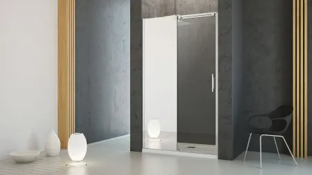 Espera DWJ zuhanyajtó 100 átlátszó balos