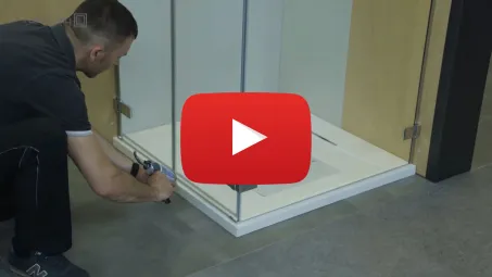 Arta DWD+S szögletes zuhanykabin 80x70 átlátszó