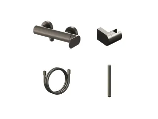 Eleganta fali zuhanycsaptelep szett nélkül, grafit EL 032.20GB+S