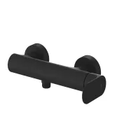 Eleganta fali zuhanycsaptelep szett nélkül EL 032.20BLM, Black Matt