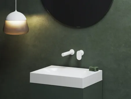 Spring falba süllyesztett mosdócsaptelep testtel, matt fehér SG 019.10WHM.O1