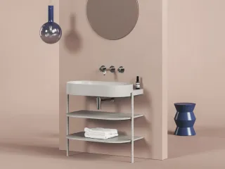 Yard 80 kerámiamosdó Smoke Grey, túlfolyó furat nélkül