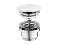 Flat mosdólefolyó kerámia fedéllel, fehér