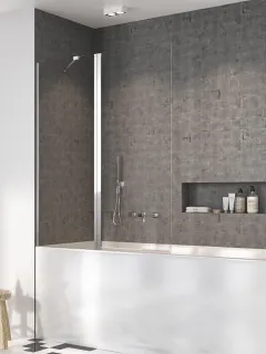 Nes 8 PND II kádparaván átlátszó balos