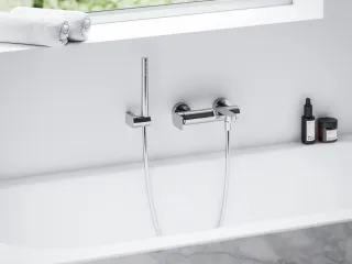 Eleganta fali kádcsaptelep zuhanyszett nélkül EL 022.00CR, Chrome