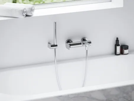 Eleganta fali kádcsaptelep zuhanyszett nélkül EL 022.00CR, Chrome