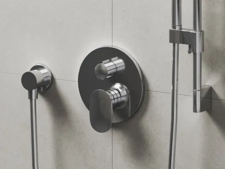 Spring 2-utas falba süllyesztett csaptelep test nélkül, króm SG 065.00CR.O2.RB072