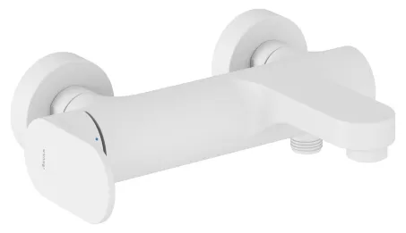 Eleganta fali kádcsaptelep zuhanyszett nélkül EL 022.10WV, White Velvet